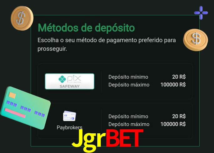 O cassino Jgrbet oferece uma grande variedade de métodos de pagamento